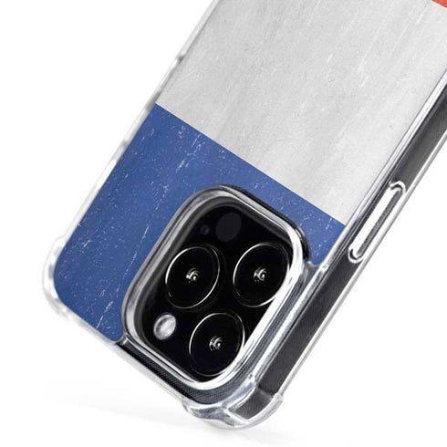 French Flag Distressed iPhone 16 Pro MagSafe Case